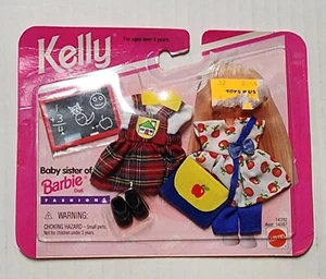 Barbie Kelly Fashions Baby School Outfits #14392 NIP  - Picture 1 of 3