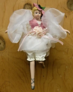 House of Lloyd Porcelain Ballerina Fairy Angel Victorian Figurine Ornament 1990s - Picture 1 of 7