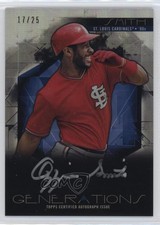 2015 Topps Finest Generations Auto /25 Ozzie Smith #FGA-OS Auto HOF