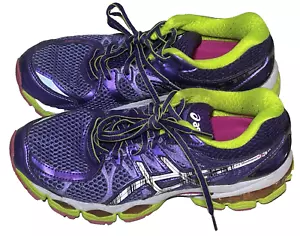 Asics Damen 6,5 Gel-Nimbus 16 Lite-Show Laufschuh Violet/Lightning/Flash Ye - Bild 1 von 12