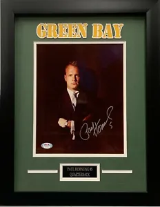 Paul Hornung autographed signed framed 8x10 photo NFL Green Bay Packers PSA COA - Picture 1 of 1