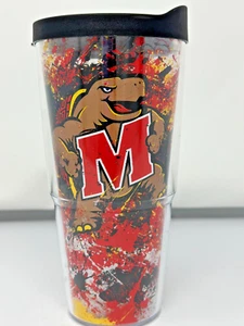 UMD University of Maryland Terps Tervis Tasse Becher Terrapins einzigartiger Druck - Bild 1 von 7