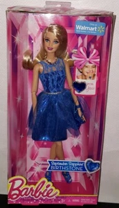 HTF Rare 2014 Walmart Exclusive Birthstone Sapphire Barbie Doll CDK17 - Picture 1 of 6