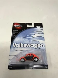 100% Hot Wheels Preferred VOLKSWAGEN Series VW BEETLE Real Rider BUG Orange - Picture 1 of 12