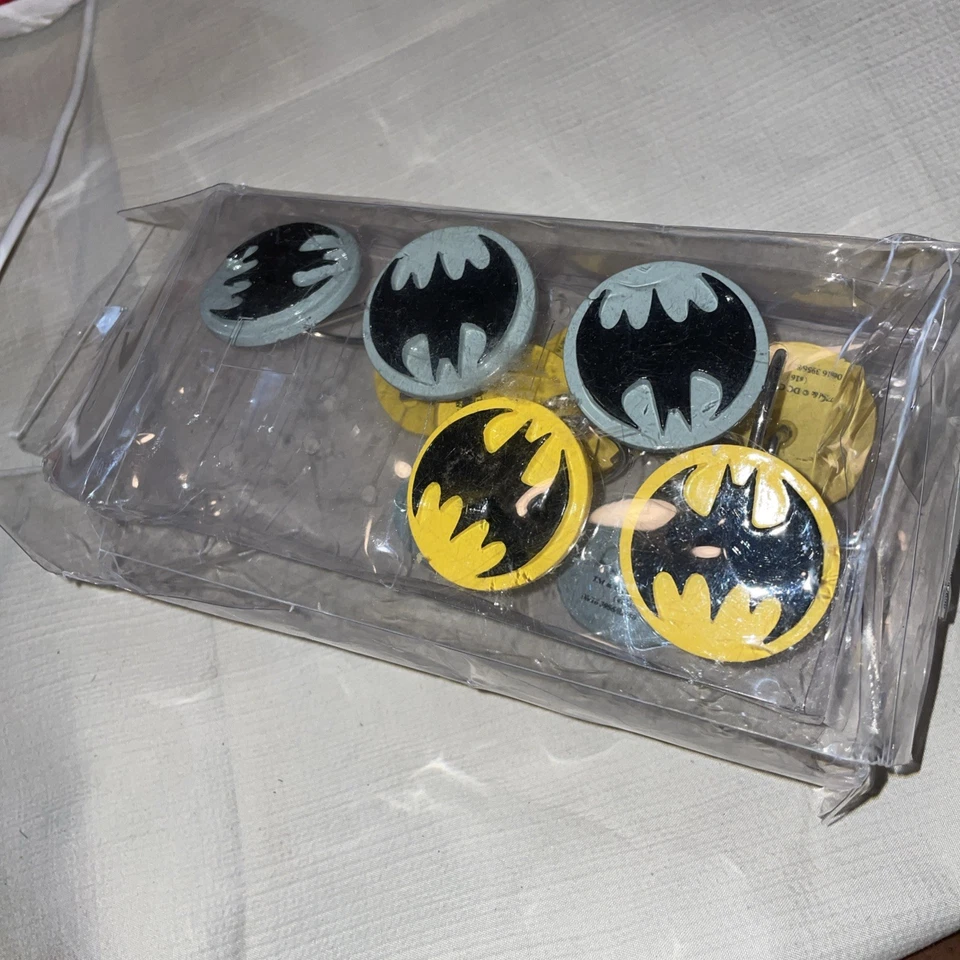 Крючок занавески для душа черные желтые серые Ns Batman Marvel  - Изображение 1 из 1