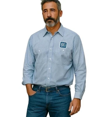 BFI Browning Ferris Ind waste Trash Mng Vintage  Long Sleeve - Image 1 of 4