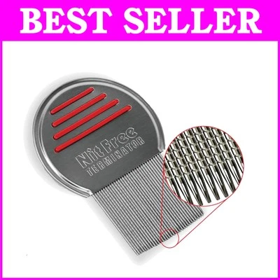 Professional Stainless Steel Lice Comb - Gentle and Effective for All Hair Types - Image 1 of 4