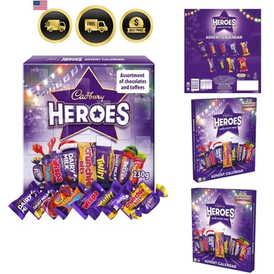 Chocolate Advent Calendar 24 Days Milk Chocolate Holiday Countdown - Image 1 of 4