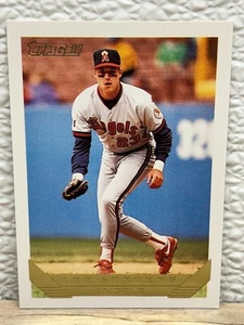 Vtg Topps Gold 1993 MLB Los Angeles Angels Lee Stevens Baseball Card # 467 - Picture 1 of 4