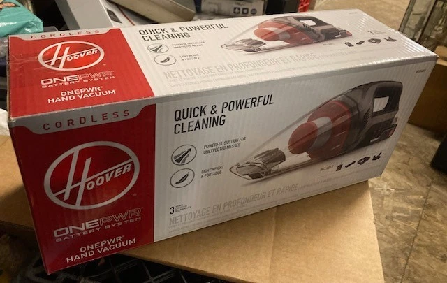 Hoover Cordless Handheld Vacuum w 2AH Battery + Charger BH57400V New !!! - Image 1 of 1
