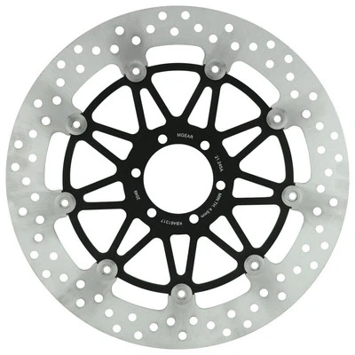 MG Front Right Brake Disc for Aprilia SL 1000 Falco 2000-2003 (21-245-A-BK) Foto 1 de 4