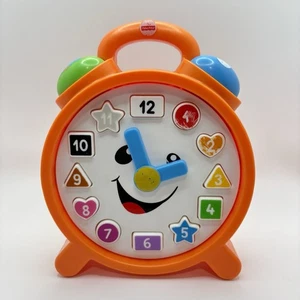 Fisher-Price Laugh & Learn Counting Clock Bilingual Eng/Spanish Shapes Colors - Picture 1 of 5