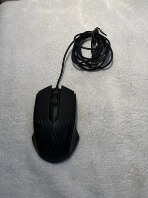 iMicro MO-159U USB Wired Optical Mouse in black - Image 1 of 4