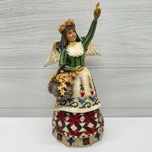 Jim Shore Heartwood Creek 10”Liberty Angel W/ Basket Of Stars Patriotic - Picture 1 of 15