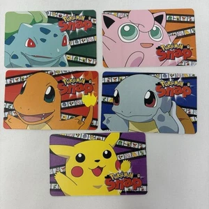 Juego de 5 tarjetas inteligentes de video Pokemon Snap Blockbuster de colección 1999 Pikachu Squirtle - Imagen 1 de 1
