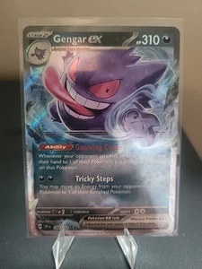 Pokémon Gengar EX Holo Double Rare Card 104/162SV05: Temporal Forces - Picture 1 of 2