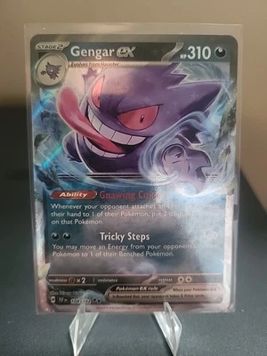 Pokémon Gengar EX Holo Double Rare Card 104/162SV05: Temporal Forces - Image 1 of 2