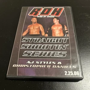 ROH Straight Shooting Series with AJ Styles & Christopher Daniels DVD - Picture 1 of 3