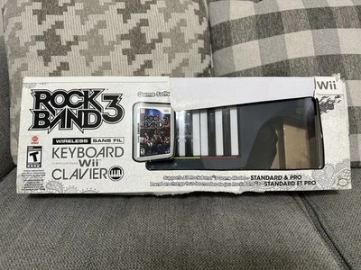 PlayStation Rock Band 3 Wireless Keyboard Game Controller Piano/ Strap No Dongle - Image 1 of 4