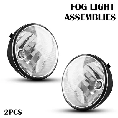 Ajuste para 2005-2011 Toyota Tacoma 2007-2013 Tundra lâmpada de farol de neblina transparente com lâmpadas - Imagem 1 de 4