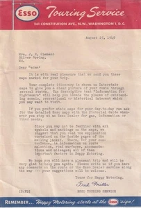 Esso Petroleum 1949 - servicio turístico - automóvil de gasolina - Imagen 1 de 1