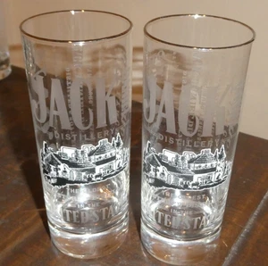 Jack Daniels Distillery Tennessee Whiskey Tall Highball Collins Bar Gläser| NEU - Bild 1 von 3
