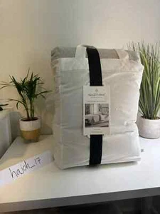 Hearth & Hand With Magnolia 3pc Full/Queen Linen Blend Comforter Set 90x94 Gray - Picture 1 of 5