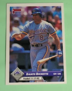 1993 Donruss Dante Bichette #783 - Colorado Rockies  - Picture 1 of 2