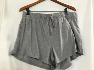 Women’s Gray  Athletic Works Gym Shorts, 4" Inseam size  XXL (20), XXXL (22) - Picture 1 of 3