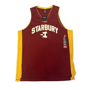Maglia basket Starbury Stephon Marbury NBA #3 uomo taglia 2XL XXL vino bordeaux - Foto 1 di 4
