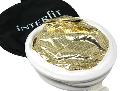 Interfit 60cm Softsun Gold/Silver Collapsible Round Light Reflector - Image 1 of 2