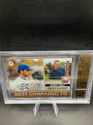 2011 Panini Donruss Elite Gerrit Cole /25 RC ROOKIE SP YANKEES BGS 9.5 HOF POP 1 - Image 1 of 2