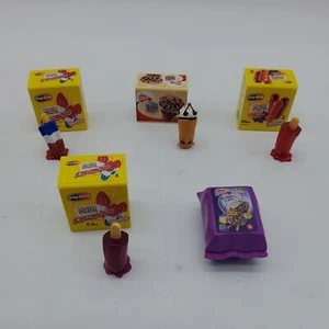 Shopkins Real Littles Lot Of 5 Foods Mixed Popsicles and Ice Cream - Picture 1 of 12