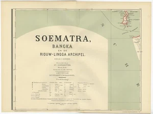 Antique Map of the Batu Islands by Dornseiffen (1900) - Picture 1 of 1