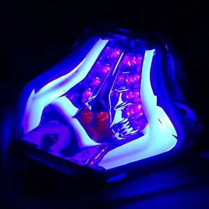 Rear Brake Tail Turn Signals Light LED Fits For R3 MT-03 MT-07 FZ07 - Picture 1 of 9