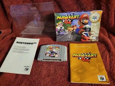 MARIOKART 64 (Nintendo 64) - Complete In Box - Authentic 1998 - Image 1 of 4