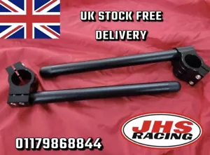 JHS Clip-On Handlebars 31mm- Race Track Days Suzuki GSXR125 Freetech - Picture 1 of 4