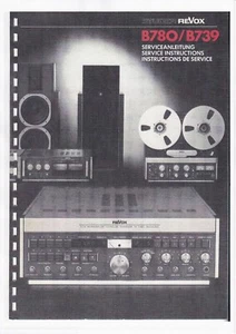 Service Manual-Anleitung für Revox B 780, B 739 - Bild 1 von 1