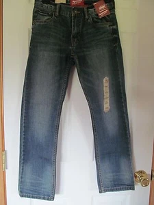 NWT Boy's size 12 Reg. ARIZONA JEAN CO. SKINNY Jeans,Med. Blue, Concert - Picture 1 of 8