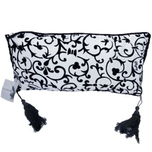 Playboy Kissen Dekokissen Barock Retro Kuschelkissen weiß schwarz 55 x 30 cm NEU - Bild 1 von 1