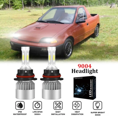 Kit de conversión de faros LED 9004 bombillas de haz alto/bajo 6000K para GEO METRO 1989-1994 Foto 1 de 4