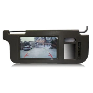 7" Sunvisor Rear View Mirror Screen Monitor DVD/VCD/GPS/TV Sun Visor Left/Right - Picture 1 of 16