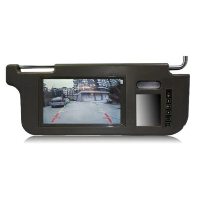 7" Sunvisor Rear View Mirror Screen Monitor DVD/VCD/GPS/TV Sun Visor Left/Right - Image 1 of 4