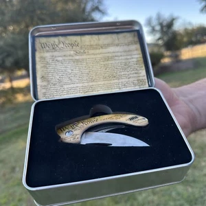 NRA Foundations of Freedom Pocket Folding Knife in Case - Picture 1 of 10