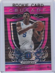 Tarjeta de novato RJ BARRETT NY Knicks RARA ROSA PULSAR PRIZMS Baloncesto RC DUKE - Imagen 1 de 2