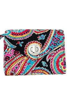Vera Bradley Wallet   Wristlet Parisian Paisley .EUC. - Picture 1 of 8