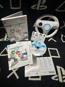Mario Kart Wii with 1x Official Wheel - (Nintendo Wii, 2008) (2) - Picture 1 of 5