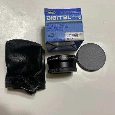 Digital Visions 2X Telephoto 58mm Thread VLC258B Lens Japan Optics Day Nite NIB - Image 1 of 4