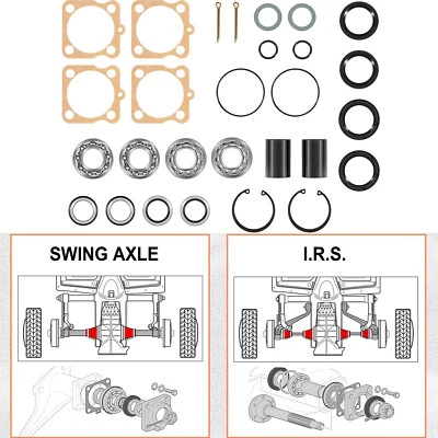 Kit de sello de cojinete de eje trasero para VW IRS Swing Axl para Volkswagen tipo 1 bug 1968-79 Foto 1 de 4