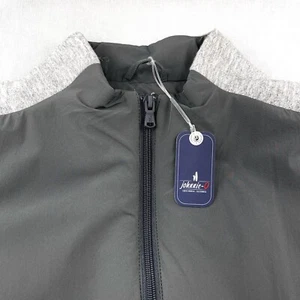 Johnnie-O Performance Full Zip Vest Charcoal Gray Large $228 - Picture 1 of 10